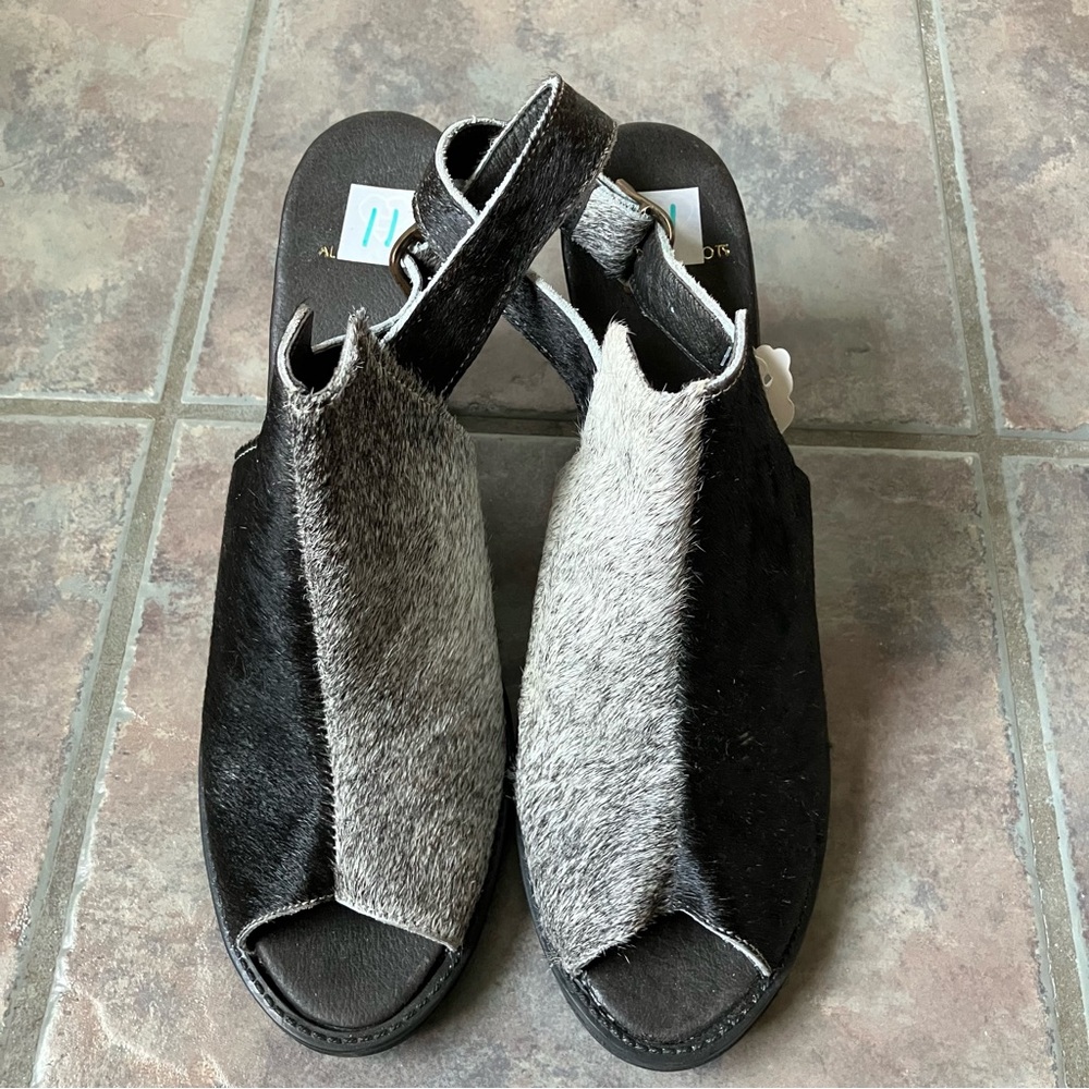 Cowhide Heels